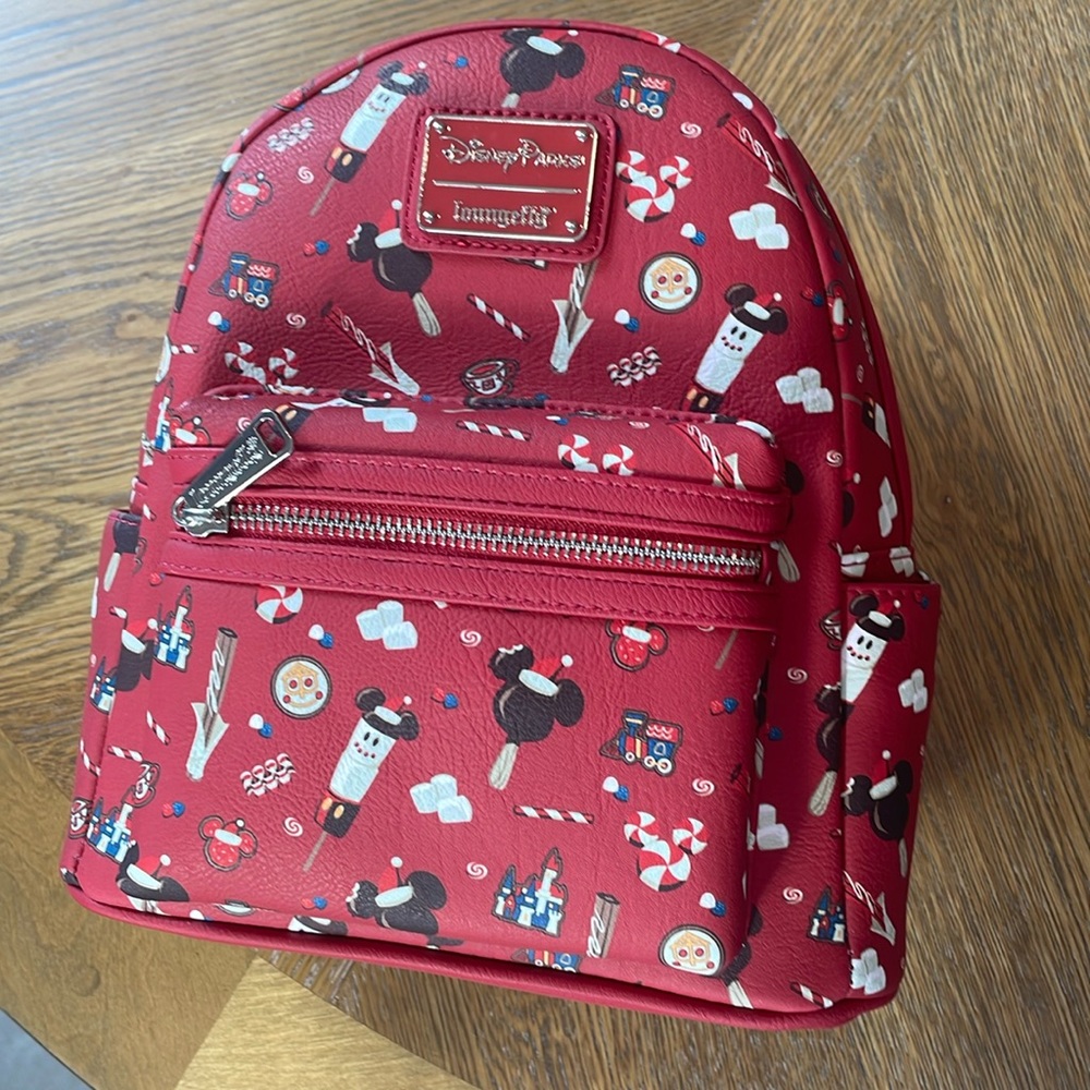 Disney Parks Loungefly. Christmas Snacks Holiday Edition